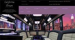 Desktop Screenshot of californiadreamlimousine.com